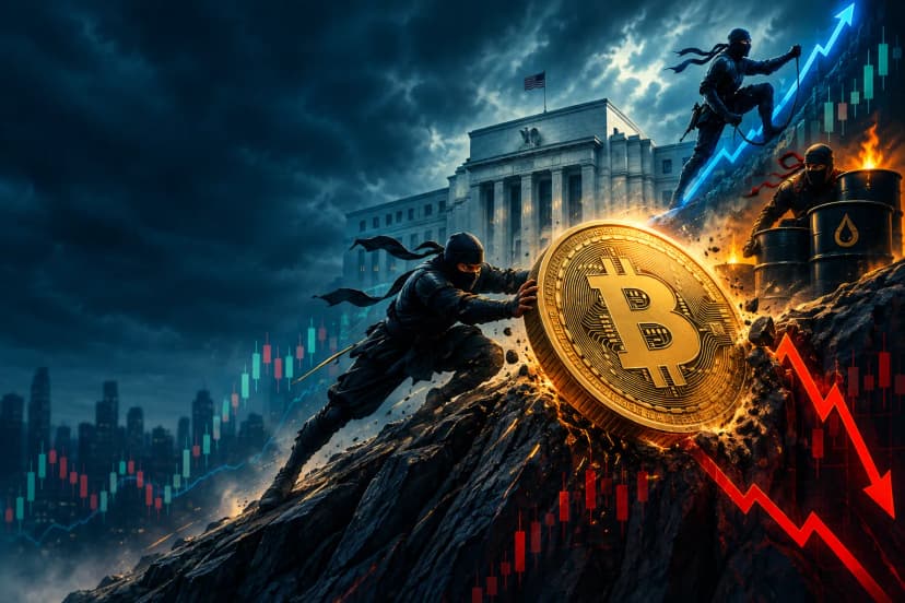 Bitcoin Slides as Rising Treasury Yields and Oil Prices Fuel Fed Rate Hike Fears