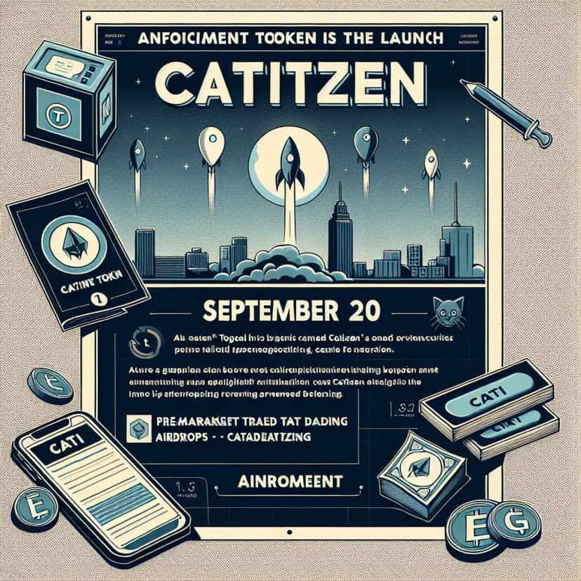 The Highly Anticipated CATI Token Launch for Catizen New Date Set for September 20